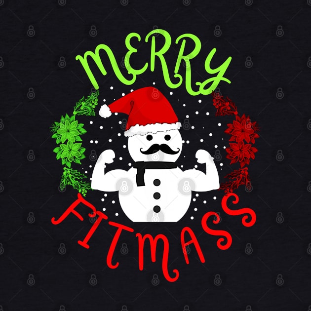 Merry Fitmass Merry Christmas by AniTeeCreation